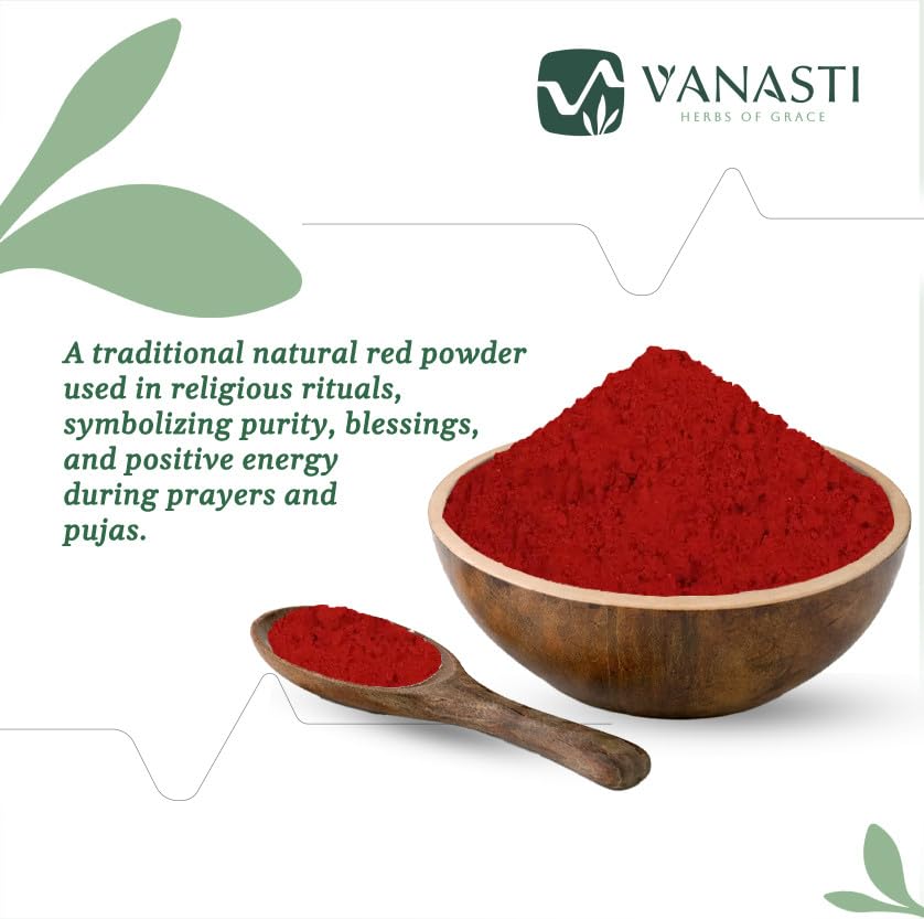 VANASTI Roli Haldi Kumkum Puja Powder 3.52 Ounce