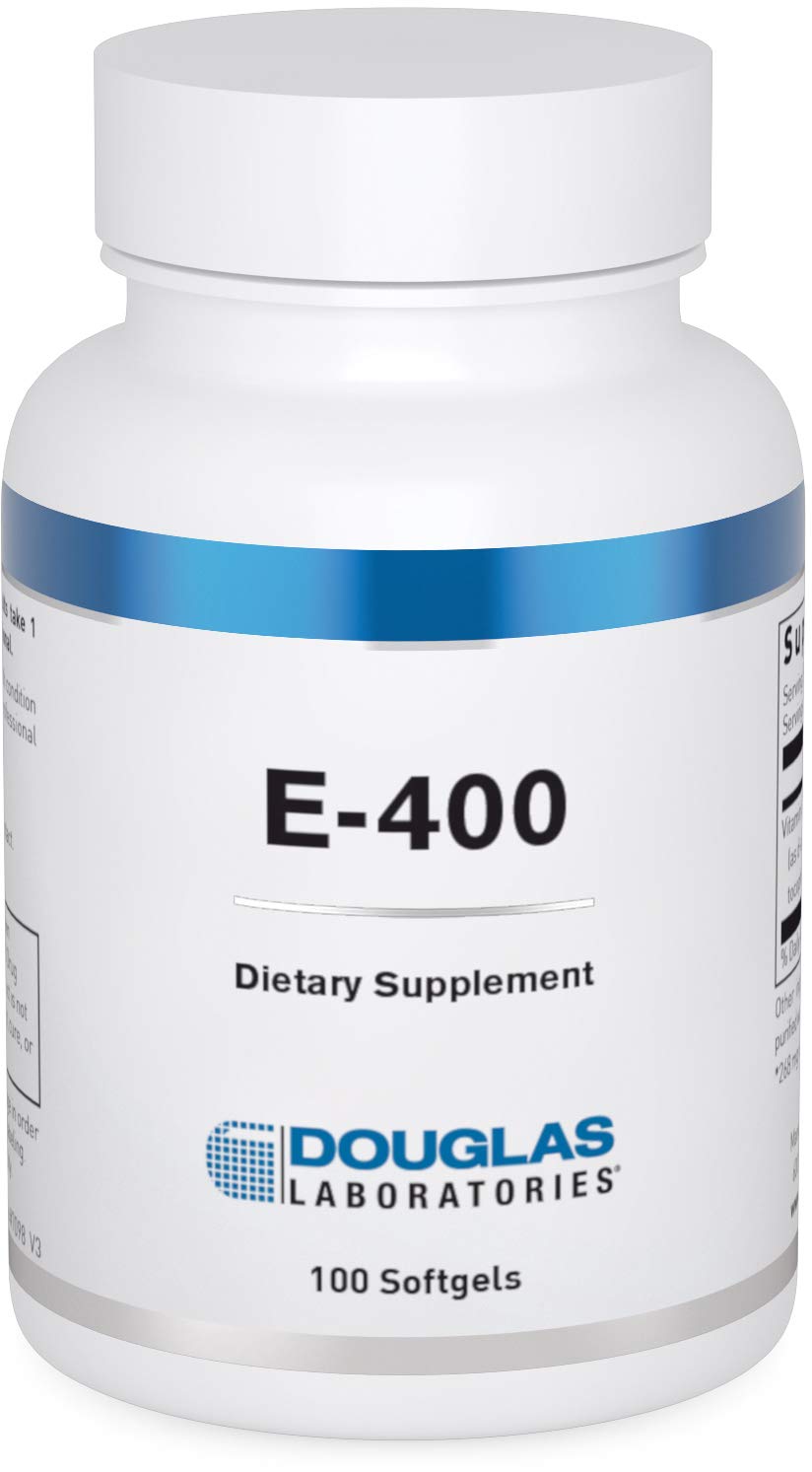 Douglas Laboratories E-400 Vitamin E Capsule, 100 Count