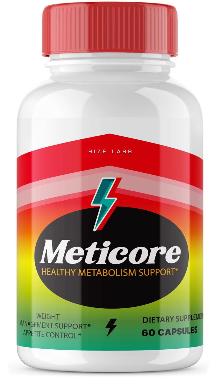 rize labs Meticore Weight Loss Supplement Capsules, 60 Count