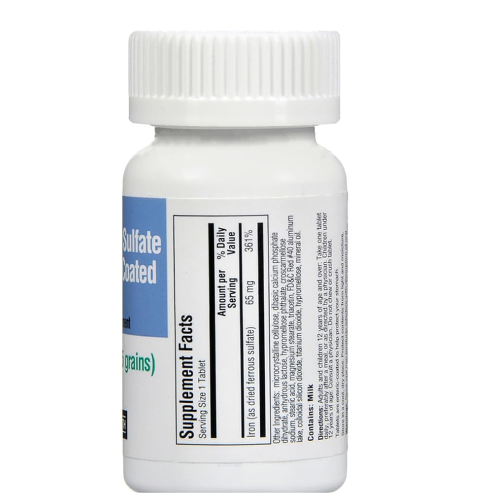 Kaxilu Ferrous Sulfate 325 mg Tablets, 300 Count