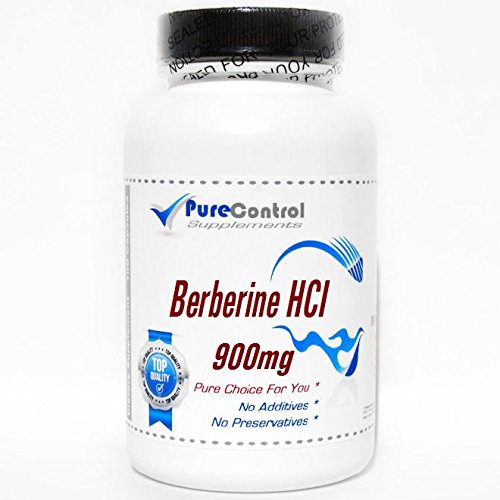 PureControl Supplements Berberine HCI 900mg Capsule 1 Count
