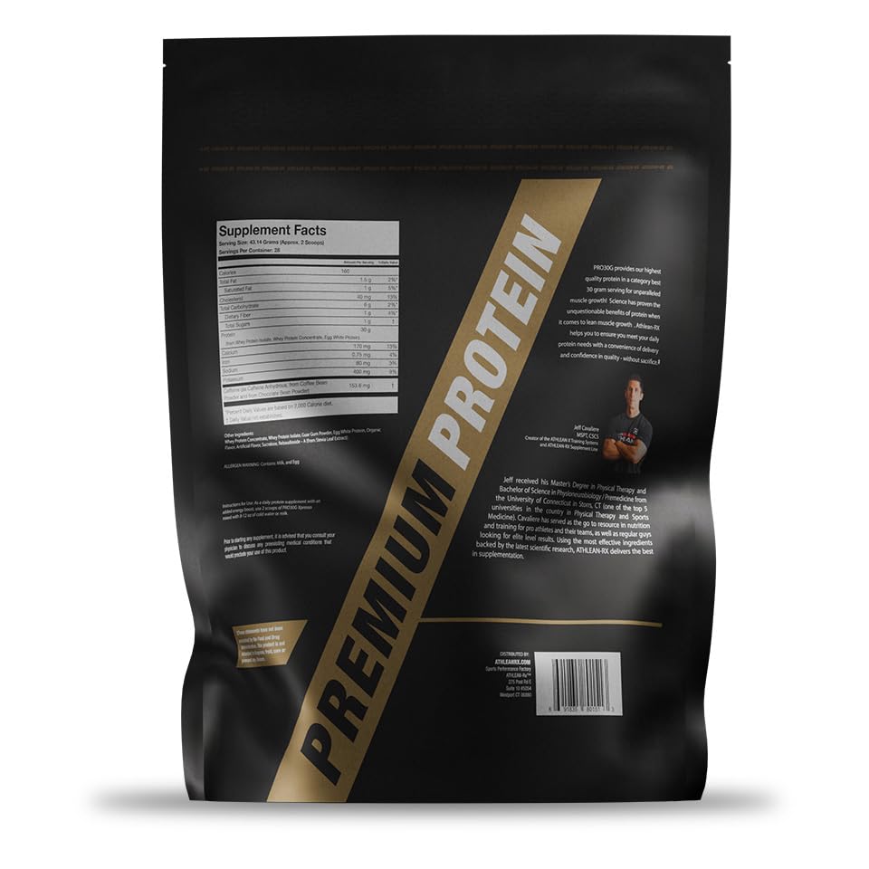 ATHLEAN-RX PRO-30G Xpresso Premium Caffeinated Protein Powder Mochaspresso, 2.78 lb
