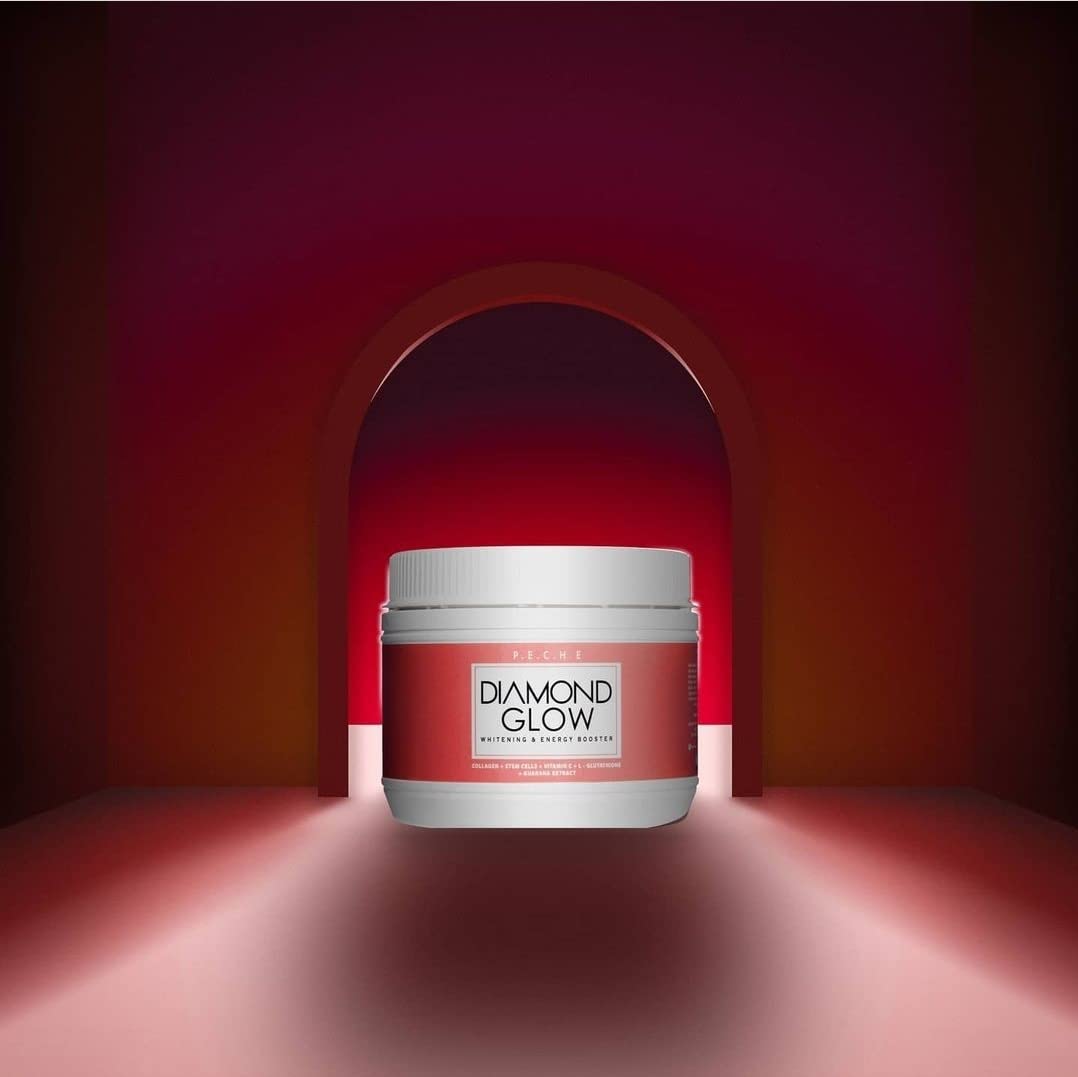 Elizkof Beauty Store Diamond Glow Skin Supplement for Whitening & Skin Glowing Gums & Powder 16 Count