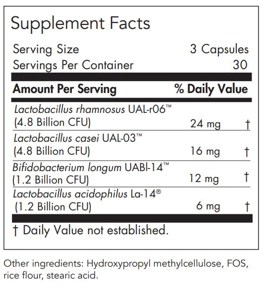 Allergy Research Group Gastro Flora Probiotic Blend 90 Capsules