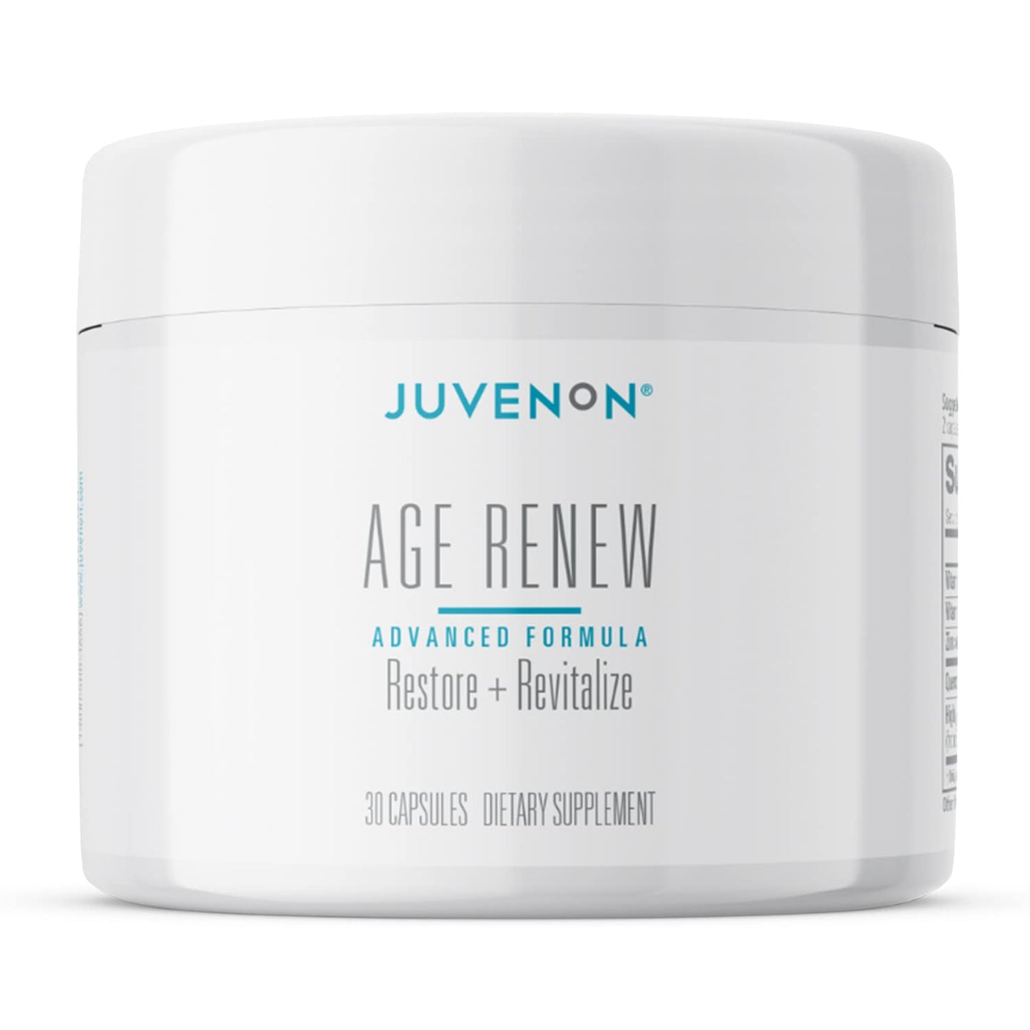 Juvenon AgeRenew Beta Glucan Anti Aging Immunity Support Supplement Capsule, 1 Count