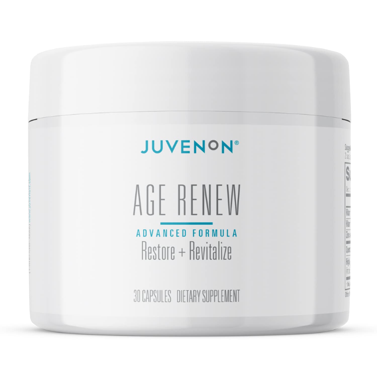 Juvenon AgeRenew Beta Glucan Anti Aging Immunity Support Supplement Capsule, 1 Count