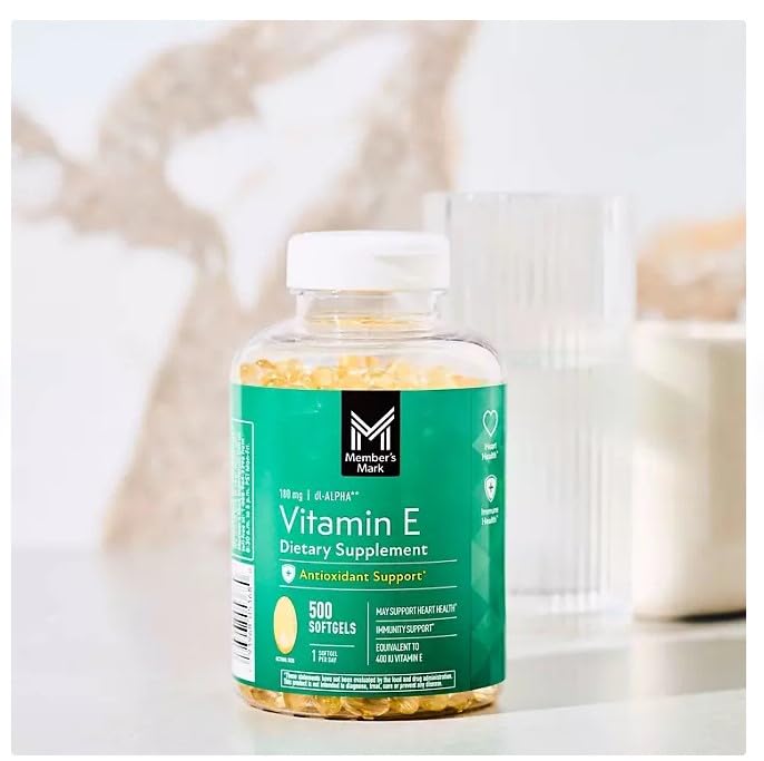 Generic Vitamin E Softgels 500 Count
