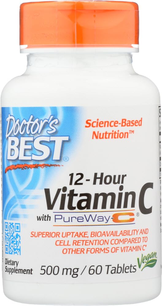 Doctor's BEST Pure Way-C Vitamin C Complex Tablets, 60 Count