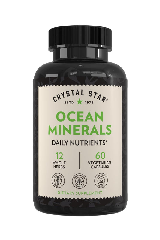 Crystal Star Ocean Minerals Supplement Capsules 60 Count