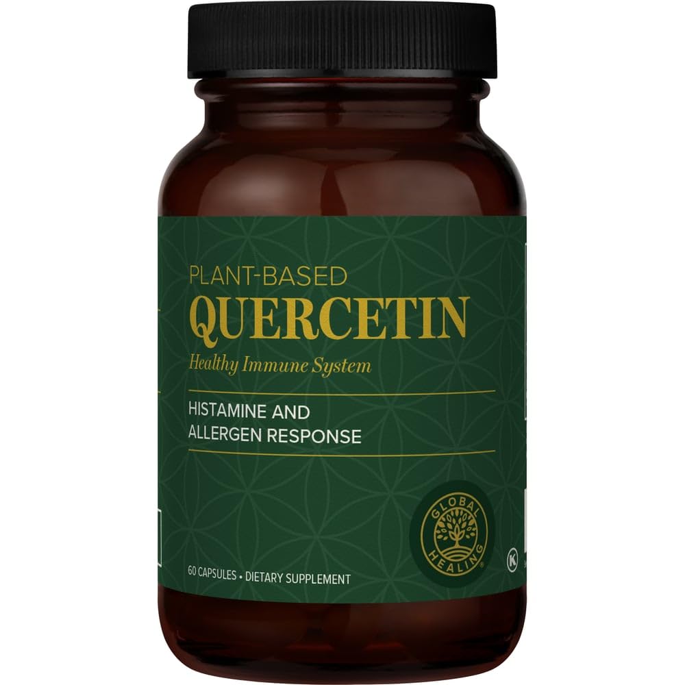 Global Healing Center Vitamin D3 5000IU & Quercetin 250mg Capsules, 60 Capsules