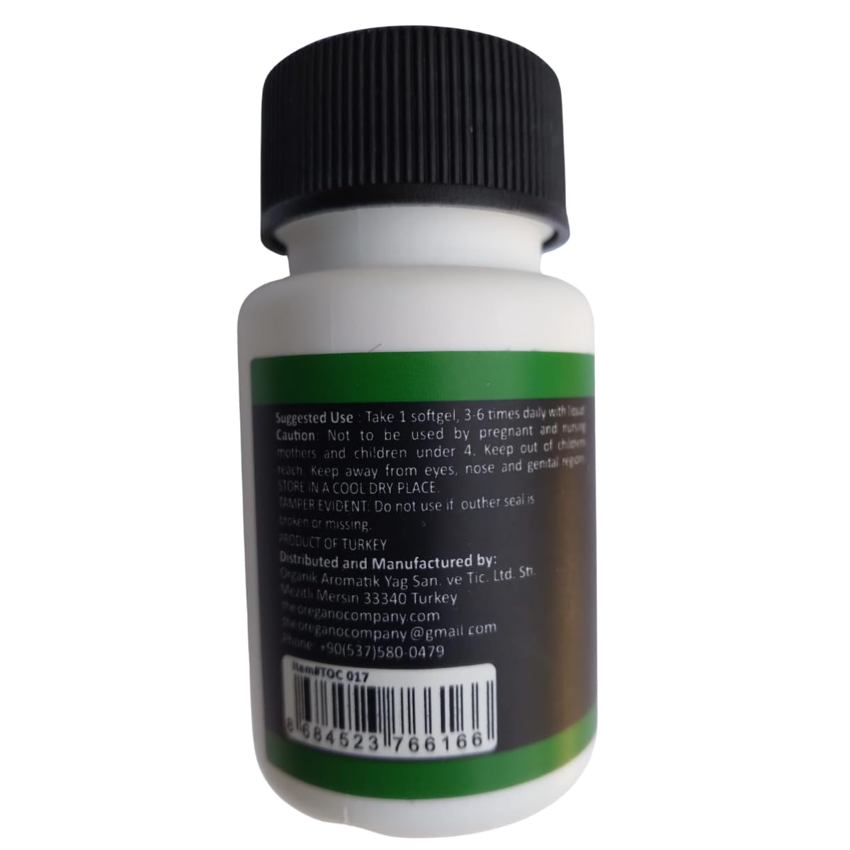 THE OREGANO COMPANY Wild Oil of Oregano with Black Seed Oil Softgels 90 Count