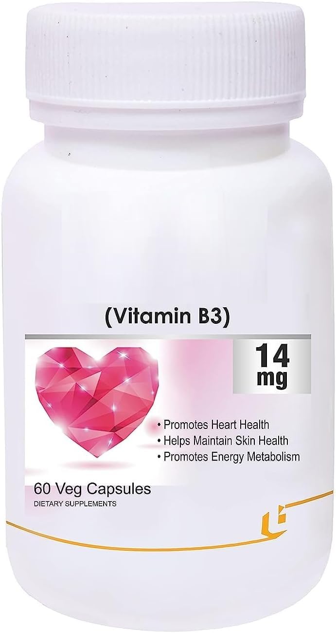 Generic RJ 14mg Vitamin B3 with Inositol 50mg Supplement, 60 Veg Capsules