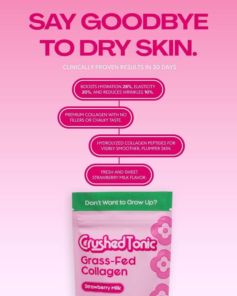 Crushed Tonic Korean Beauty Collagen Powder, 1 Ounce