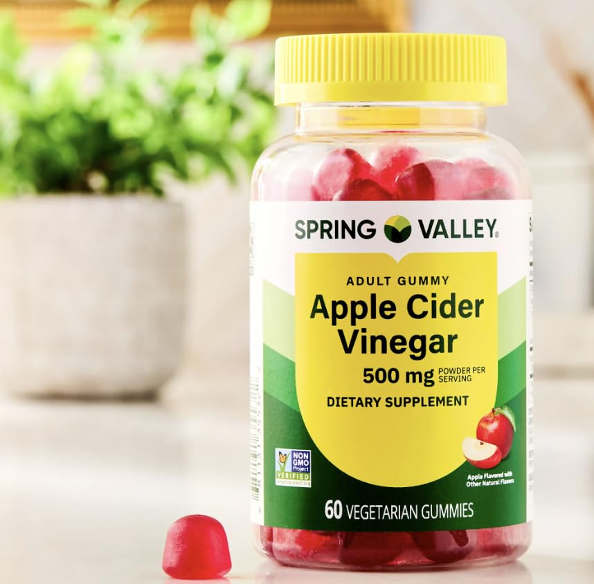 Generic Apple Cider Vinegar Vegetarian Gummies, 500 mg, 30 Count