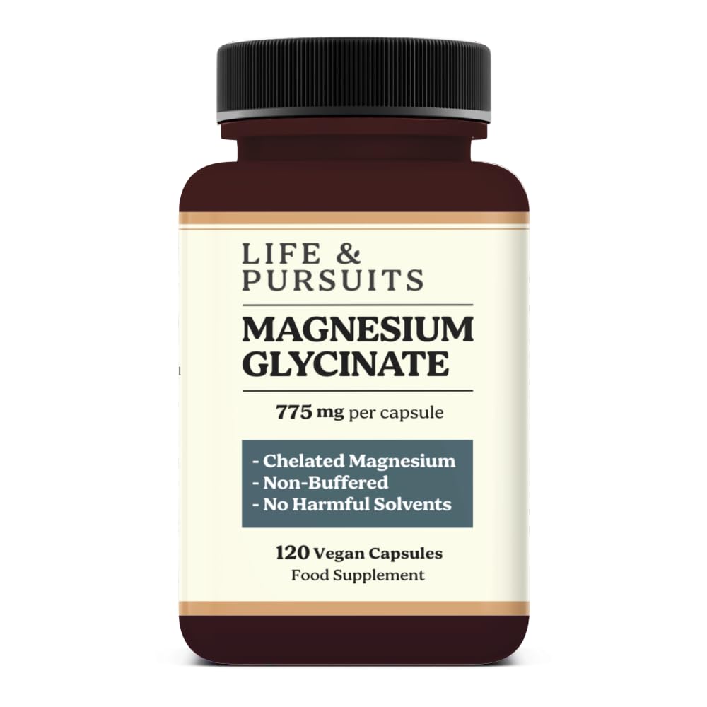 Life & Pursuits Pure Magnesium Glycinate Capsules 120 Count