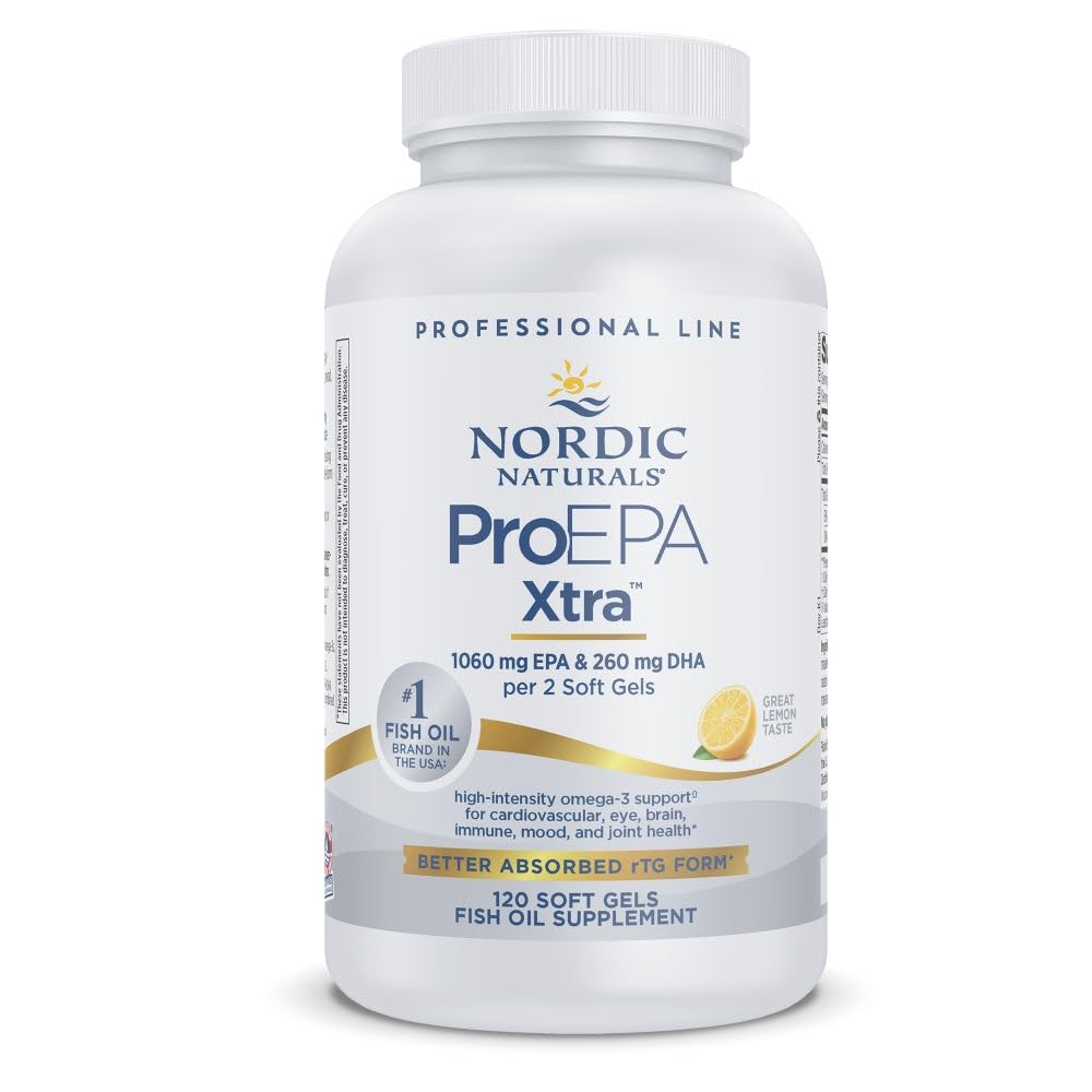 Nordic Naturals ProEPA Xtra Lemon Soft Gels, 120 Soft Gels