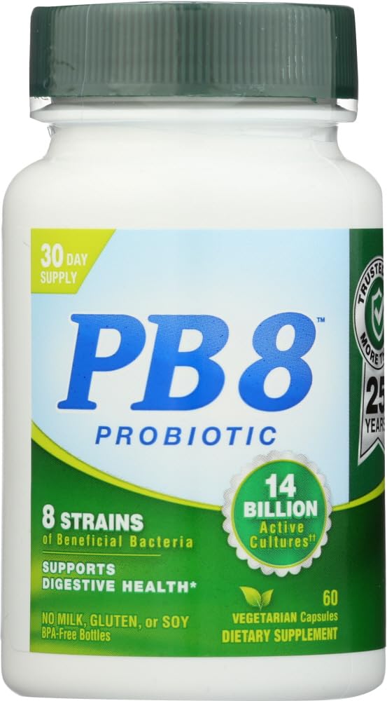 Nutrition Now PB 8 Pro-biotic Acidophilus Capsules, 60 Count