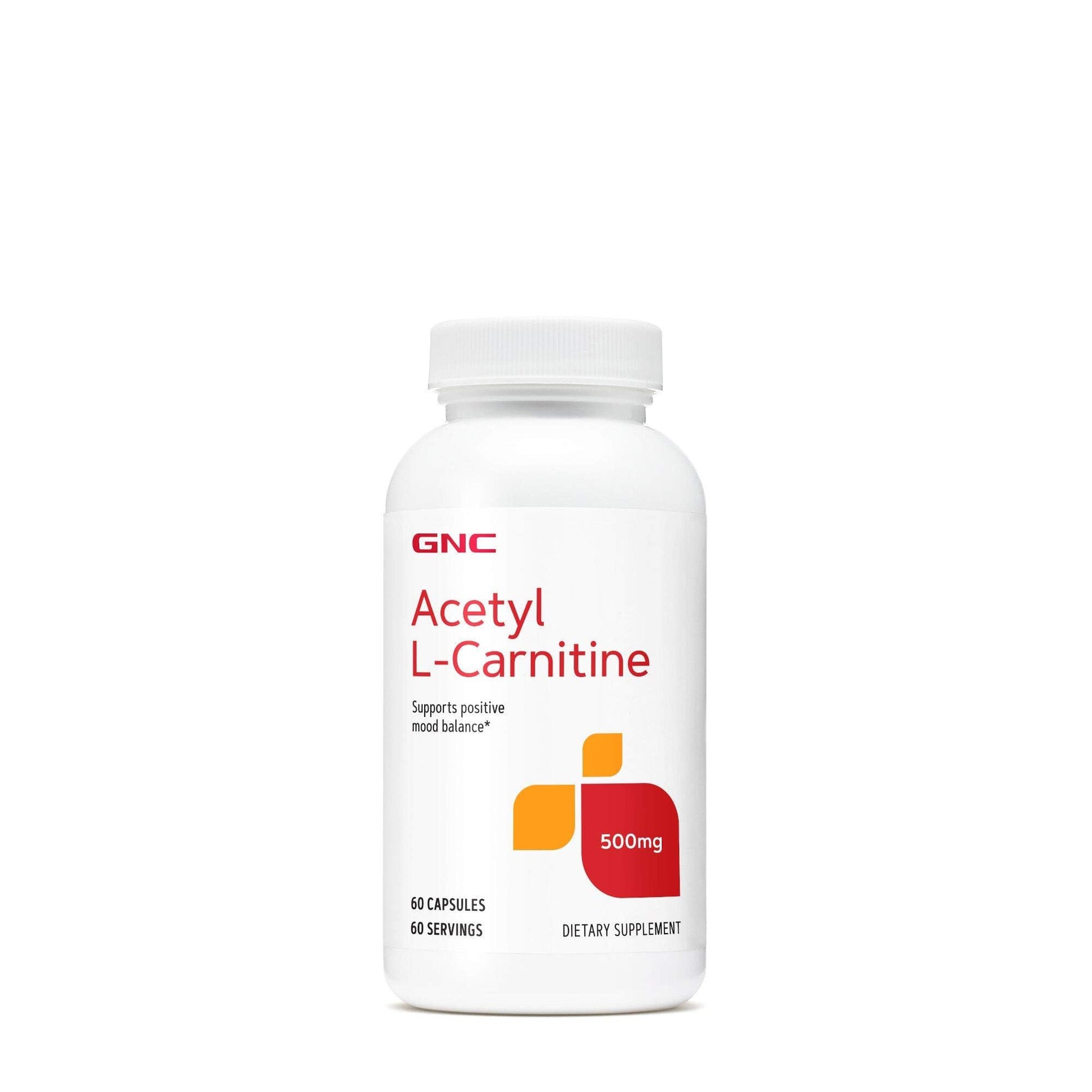 GNC Acetyl-L-Carnitine 500mg Capsule, 60 Count