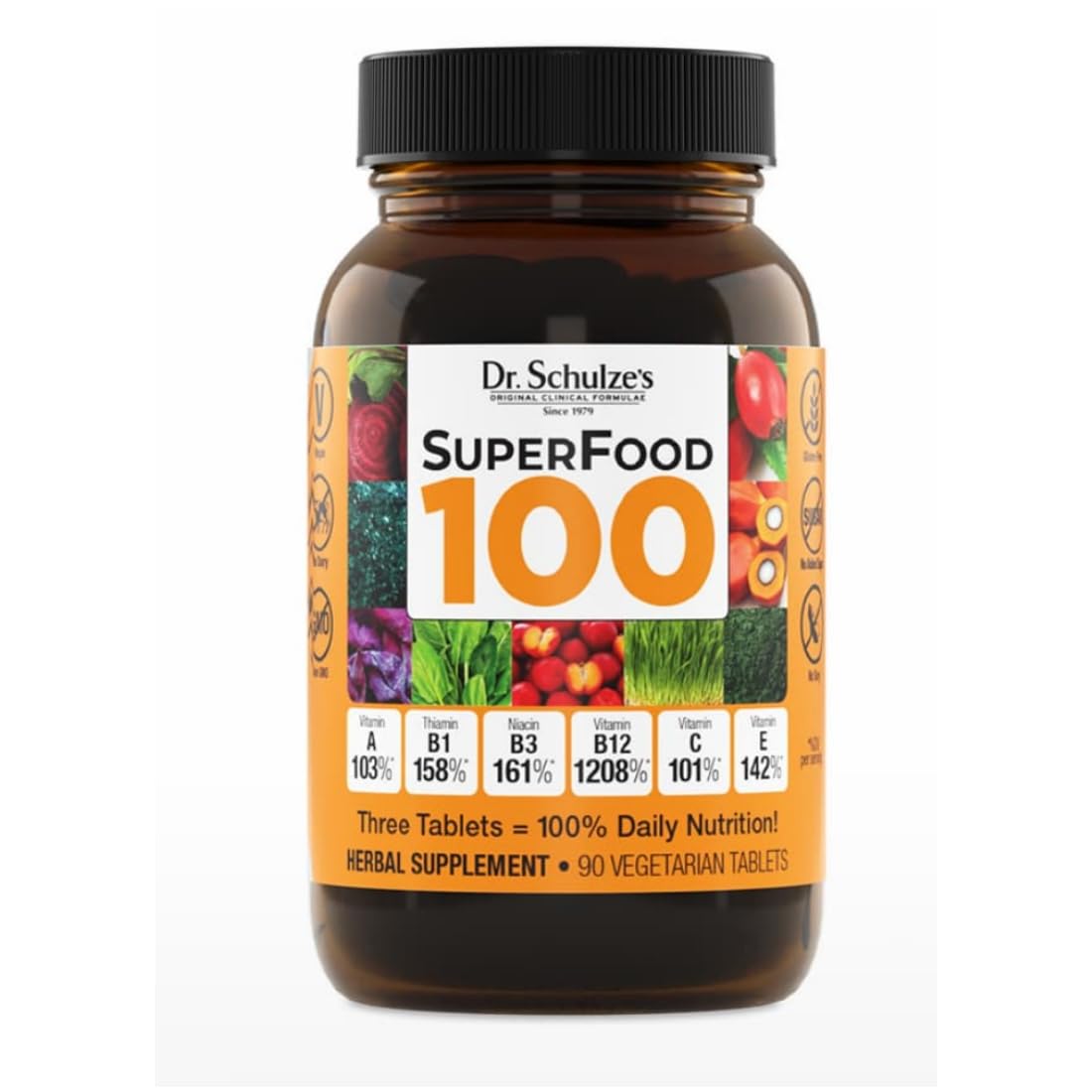 Dr. Schulze's SuperFood 100 Tablet 90 Count