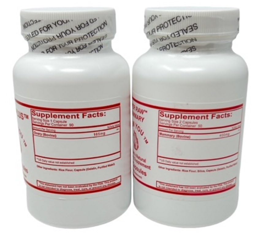 SOR, Inc. Ovary and Mammary Glandular Pills Capsules 190