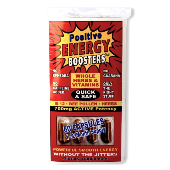 VitaBoost Positive Power Energy Boosters Capsule 1 Count