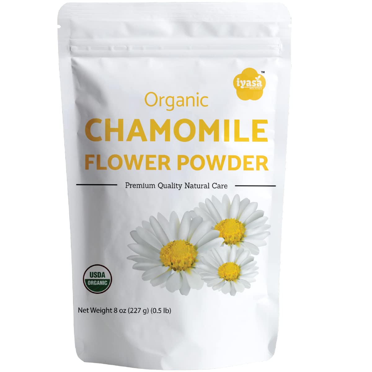 Iyasa Holistics Organic Chamomile Flowers Powder 8