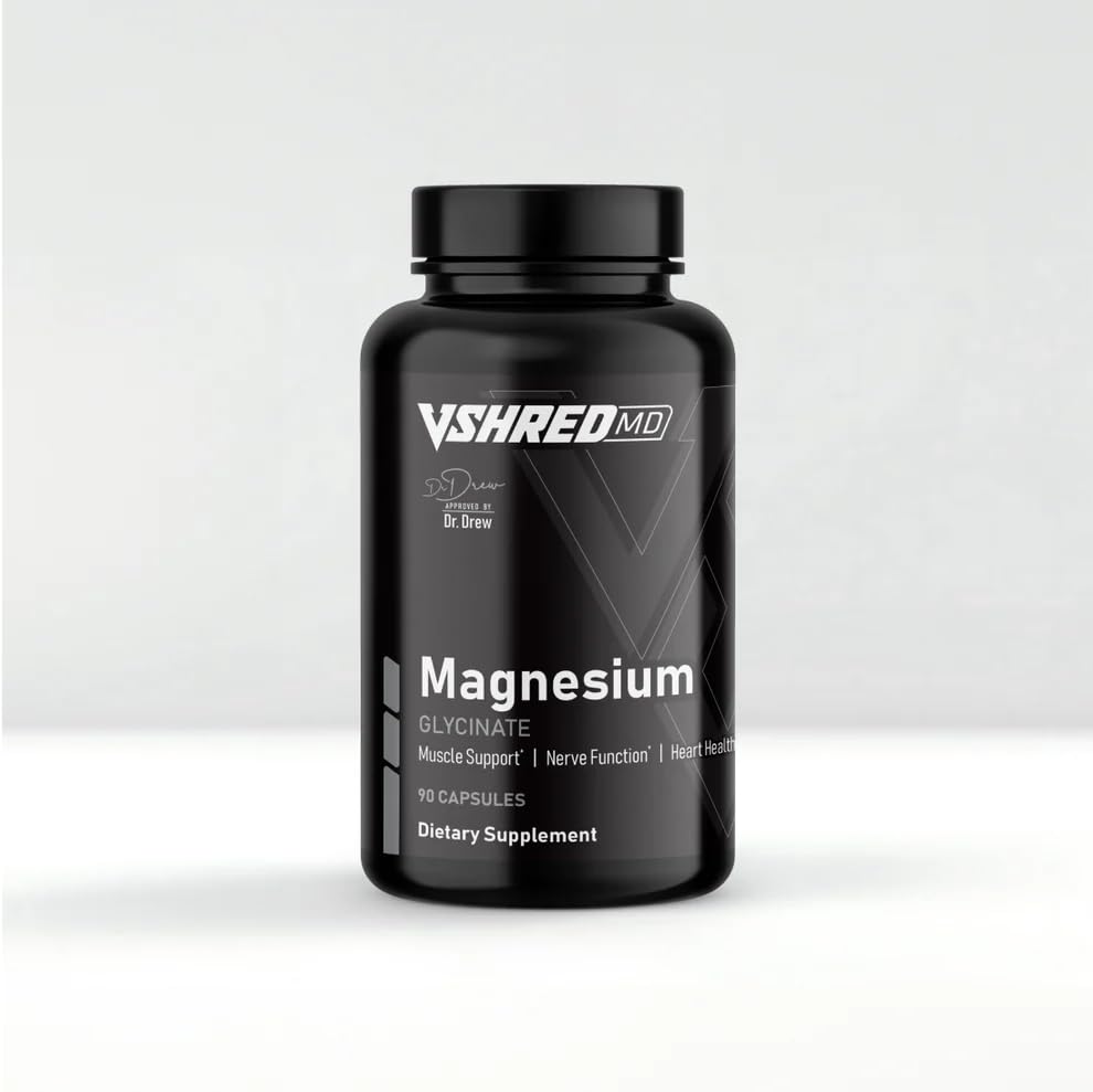 VShred MD Magnesium Glycinate Capsules 90 Count