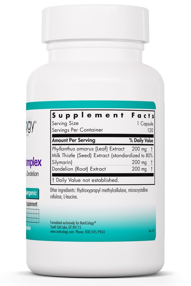 Allergy Research Group Milk Thistle Seed Complex Capsules 120 Capsules