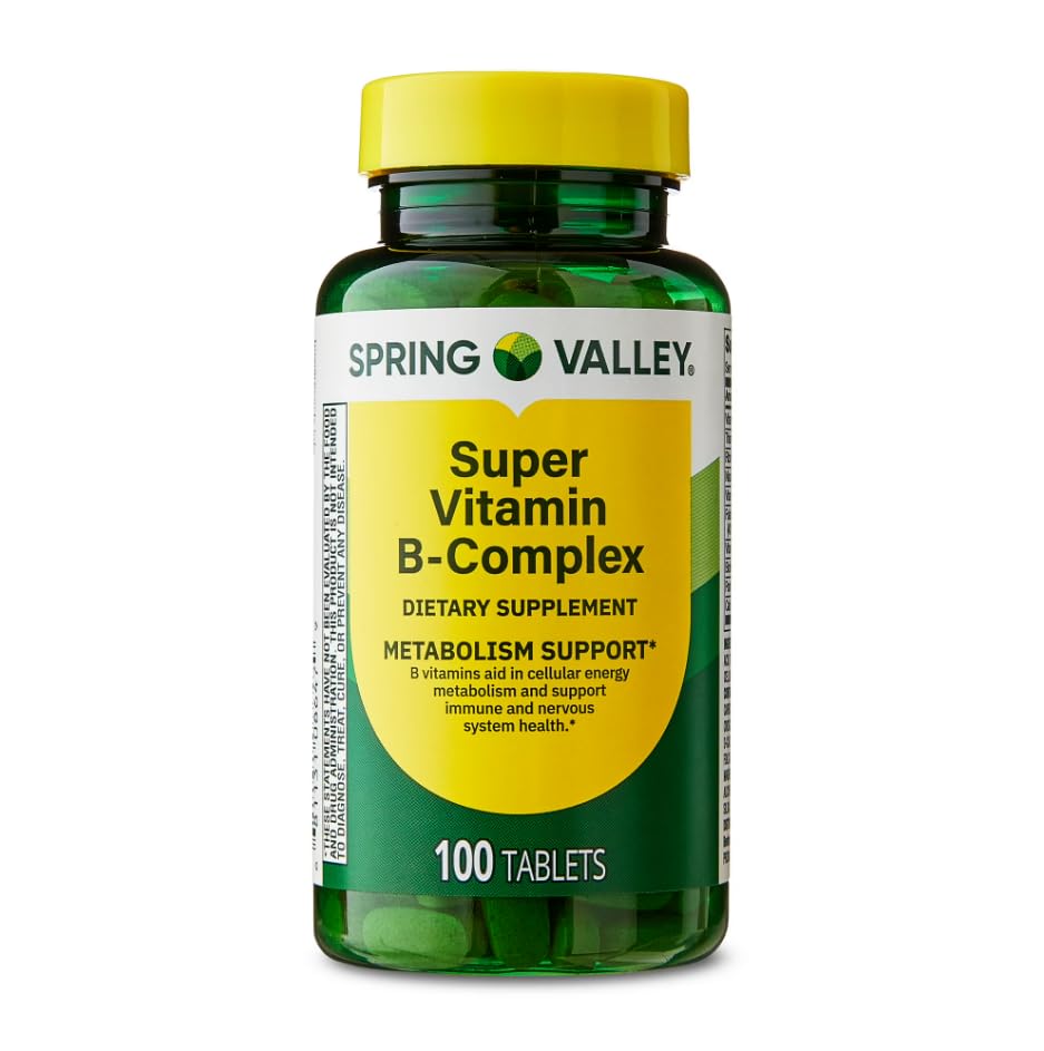 Generic Super Vitamin B-Complex Dietary Supplement Tablets 250