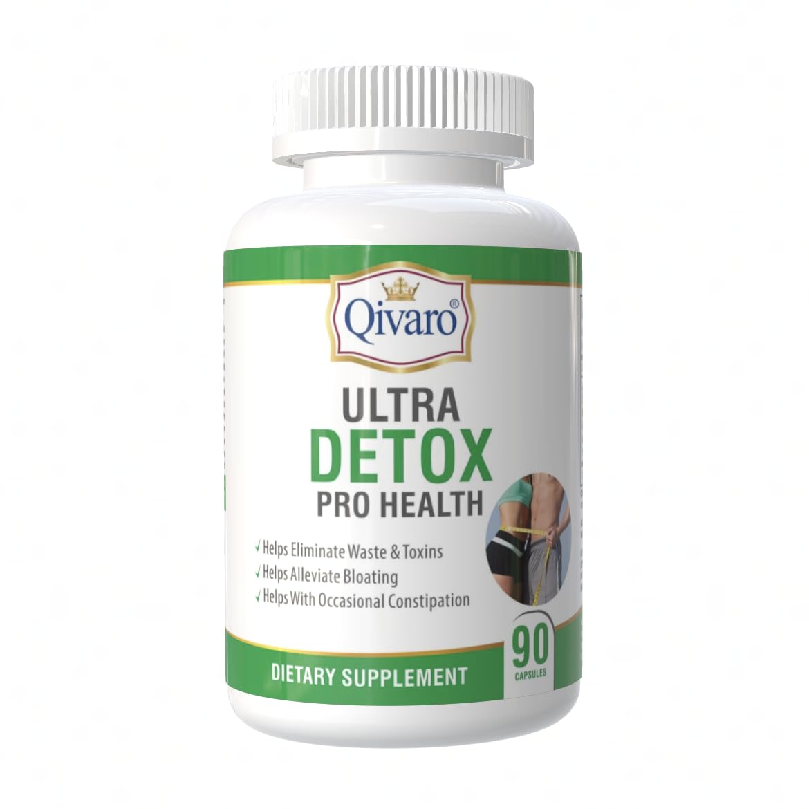 Qivaro Ultra Detox Pro Health Detox Cleanse Supplement 90 Capsules