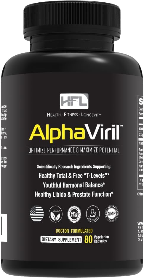 AlphaViril Test Booster Capsule 80 Count