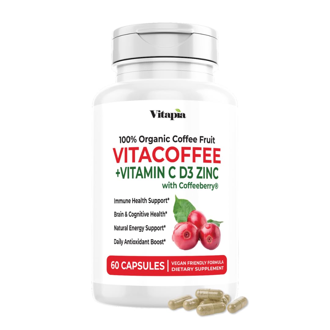 Vitapia Vitacoffee Caffeine Pills 60 Veggie Capsules