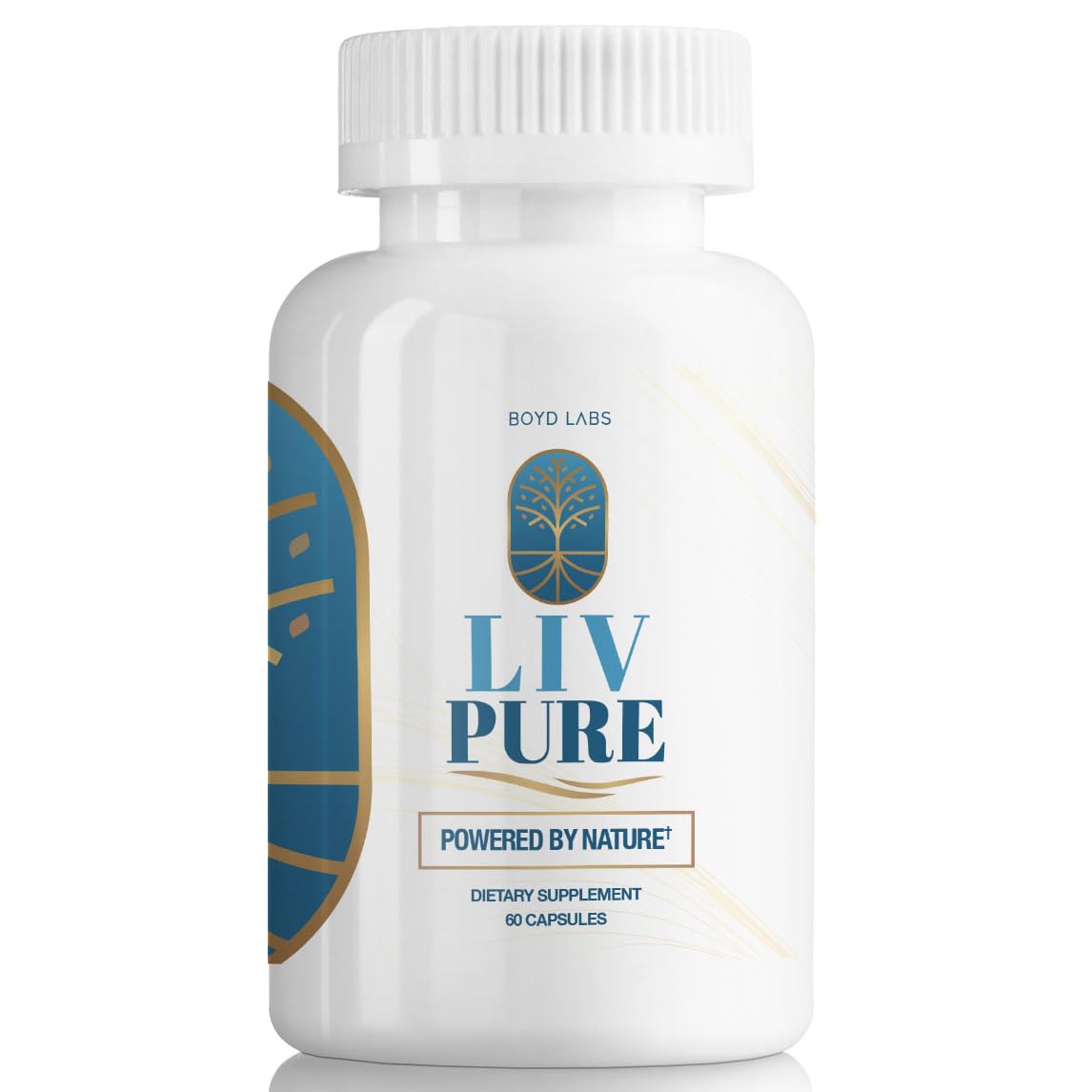 Boyd Labs Liv Pure Liver Support Supplement Powered by Nature Capsules 60 Count