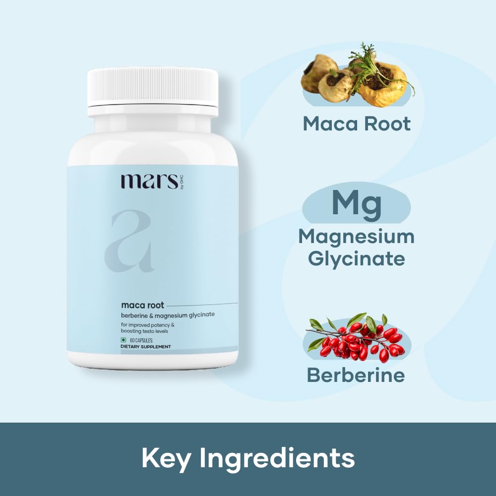 Mars by GHC Maca Root Caps Capsules, 180 Count