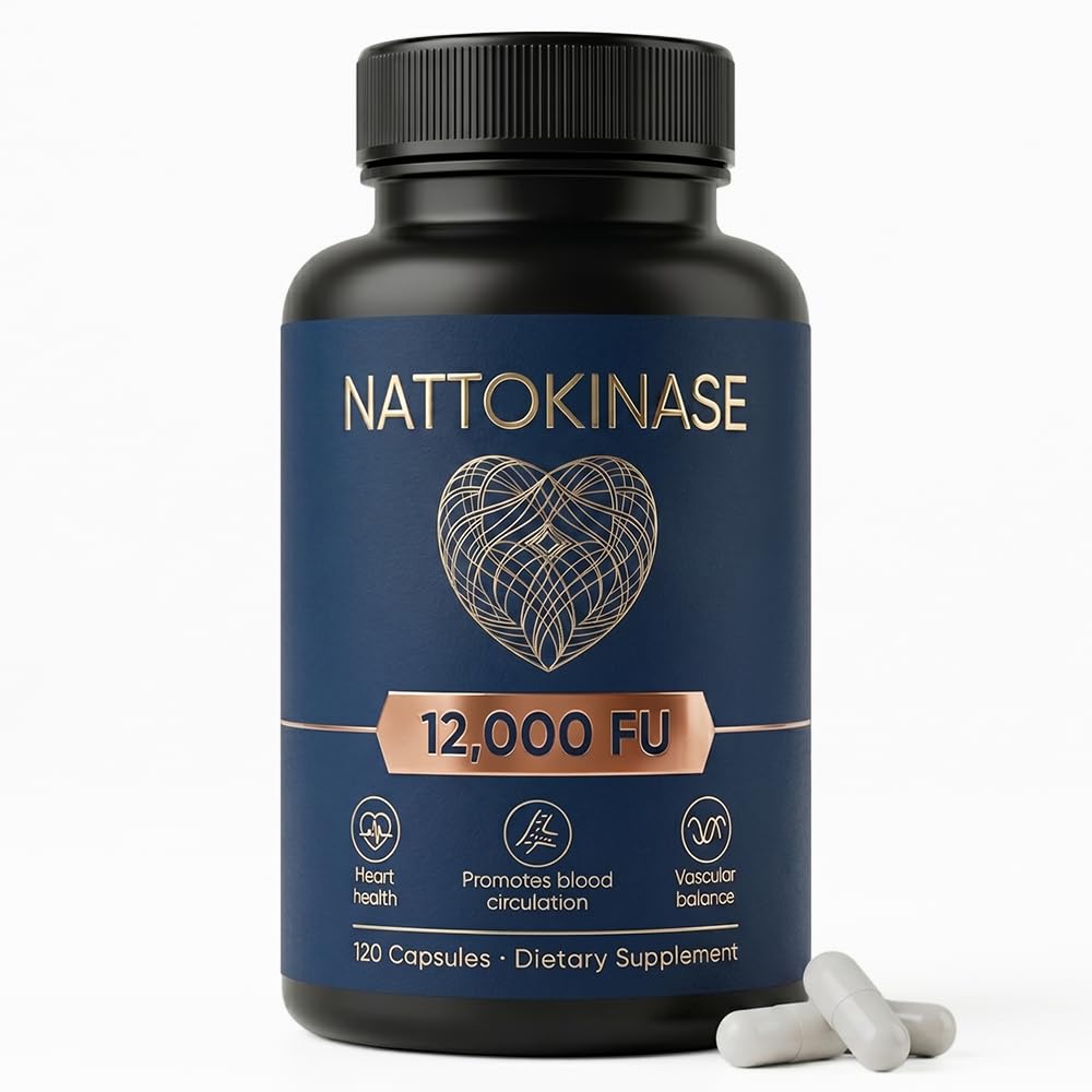 LUNESSA Nattokinase 12000 FU Per Serving Capsules, 120 Count