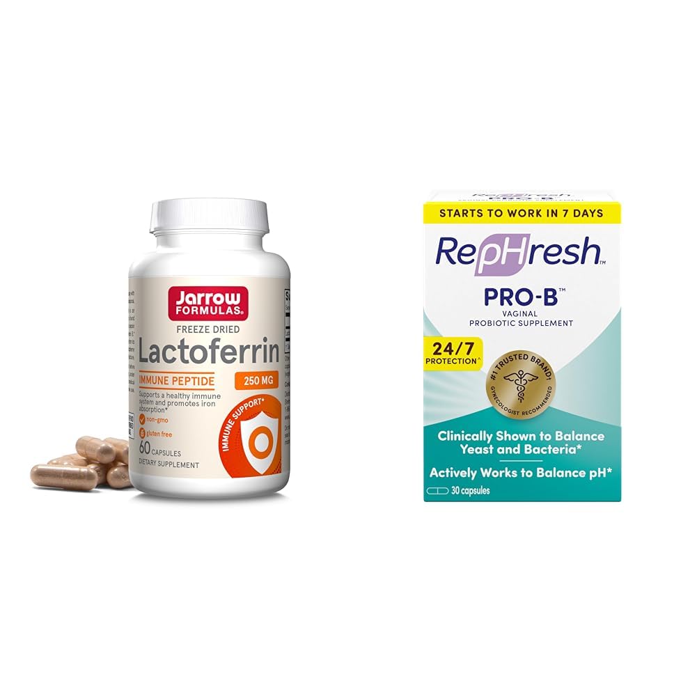 Jarrow Formulas Lactoferrin 250 mg Capsules, 30 Capsules