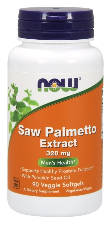 NOW Foods Saw Palmetto Extract 320 mg Softgel 180 Softgels