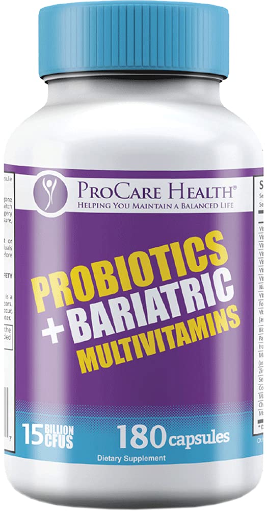 ProCare Health Bariatric Multivitamin + Probiotics Capsule, 180 Count