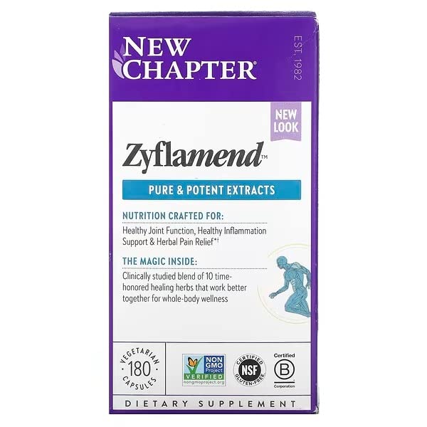 New Chapter Zyflamend + Turmeric Capsules, 540 Count