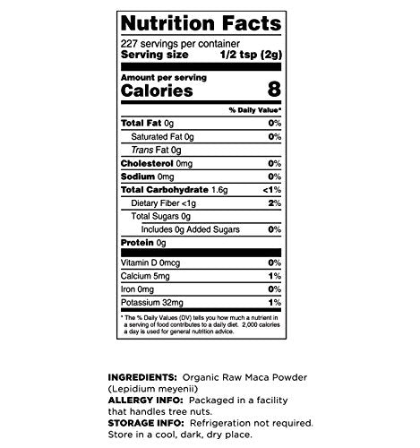 Terrasoul Superfoods Organic Raw Maca Powder, 16