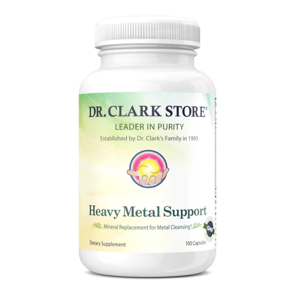 Dr Clark Store Heavy Metal Support, Mineral Replacement for Metal Cleansing Capsule, 100 Capsules