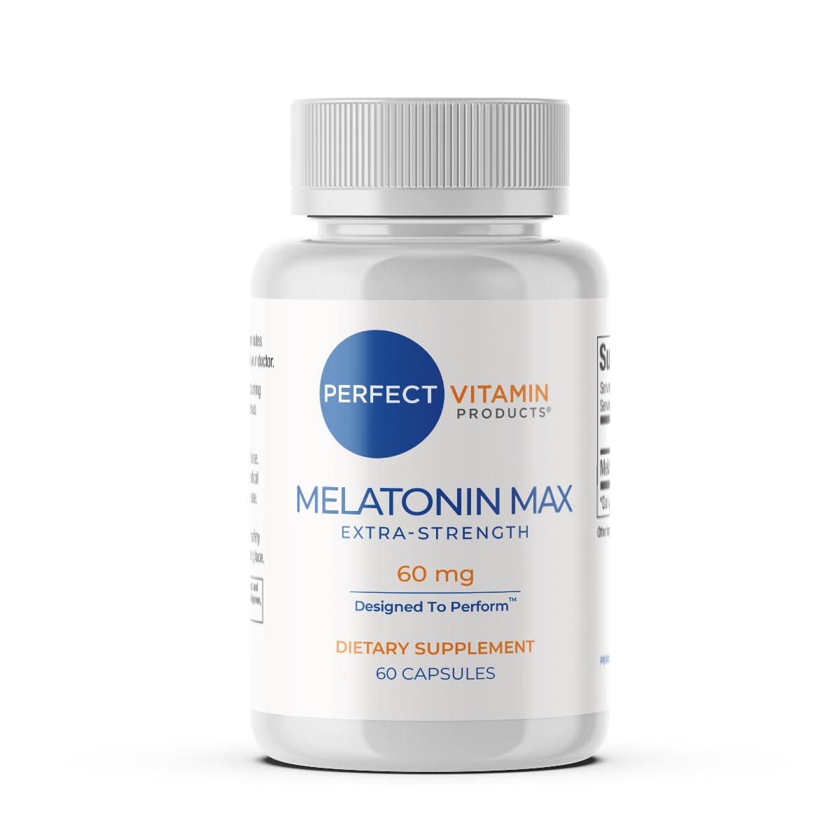 Perfect Vitamin Products Melatonin MAX 60mg Capsule, 60 Count