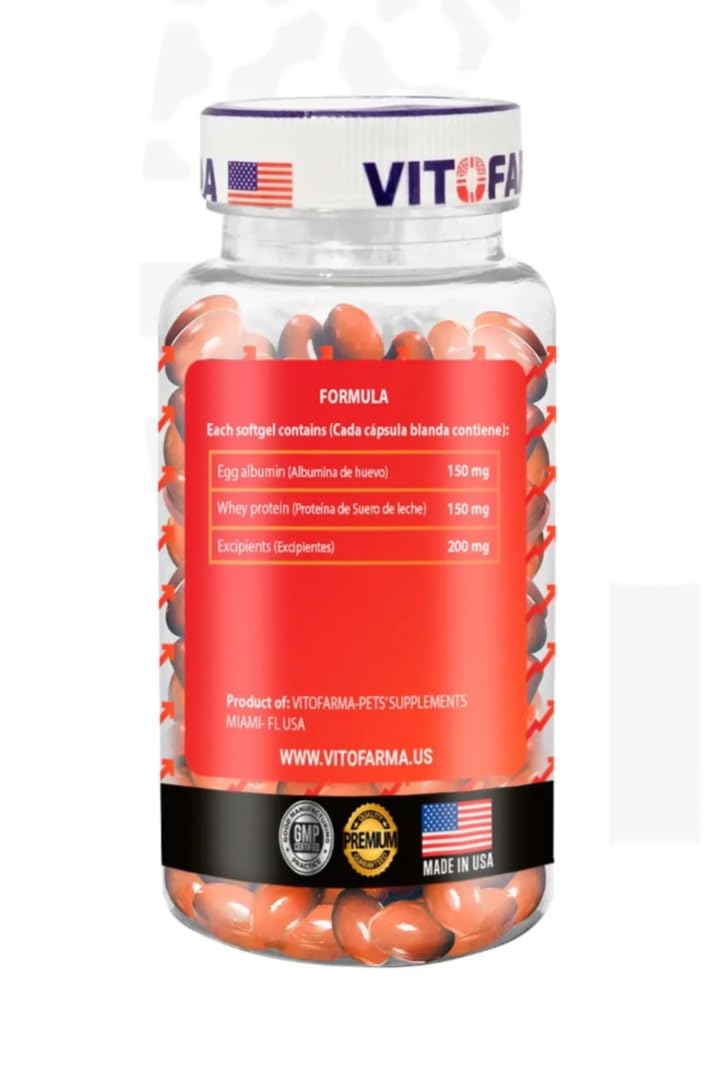 VITOFARMA Protein Blend for Roosters Whey Protein and Egg Albumin, 100 Tablets