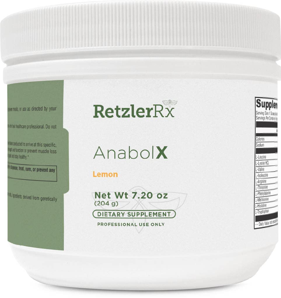 HormoneSynergy AnaBolX by Dr. RetzlerRx Anabolic Amino Acid Complex Powder Lemon 7.2 Ounce