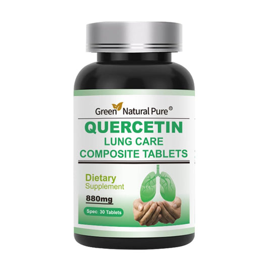 GREEN NATURAL PURE Quercetin Lung Care 880mg Capsules, 30 Count
