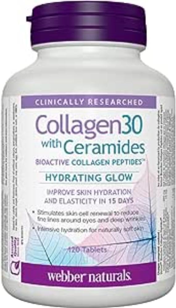 Webber Naturals Collagen30 with Ceramides 120 Capsules