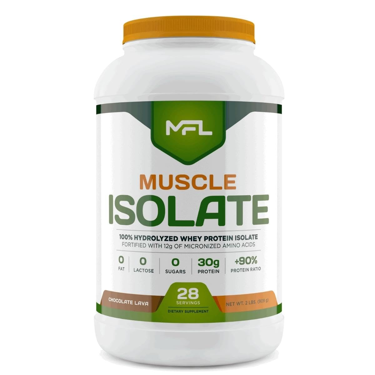 MUSCLE FOOD LABS 100% Pure Isolate Protein Powder 32 Servings