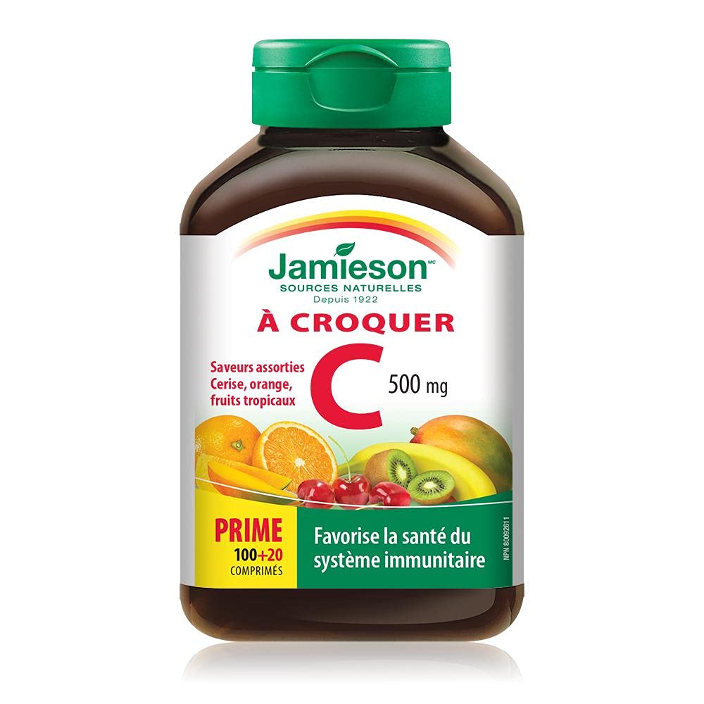 Jamieson Vitamin C Mixed Fruit 500mg Tablet 120 Tablets