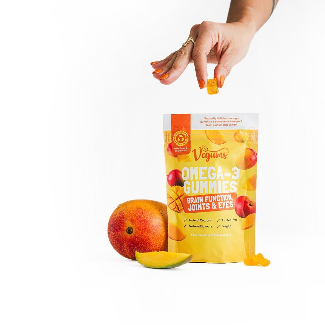 Vegums Fish-Free Omega-3 Gummies, 60 Gummies