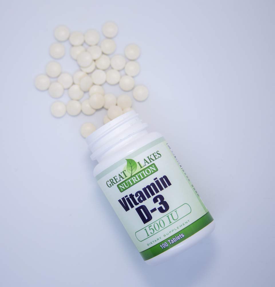 Great Lakes Nutrition Vitamin D3 Capsules 100